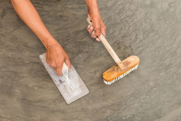 Driveway Concrete Staining in Santa Barbara