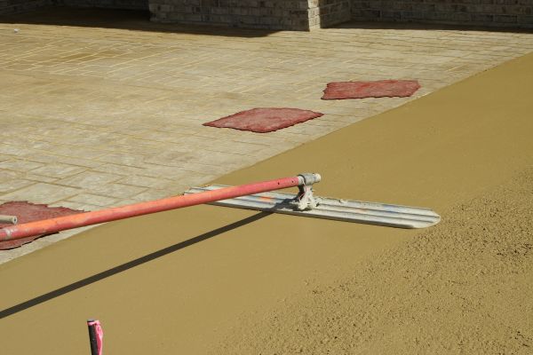 Stamped Pavement Installation in Santa Barbara