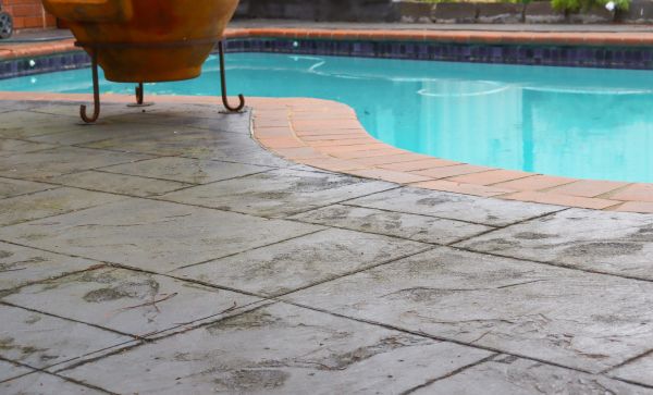 Stamped Patio Construction in Santa Barbara